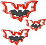 Halloween Cookie Cutters, 3 Pieces Bat