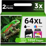 64XL Ink Cartridges Black/Color Combo