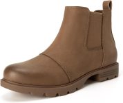 Athlefit Brown Chelsea Ankle Boots for