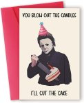 Creepy Michael Myers Birthday Card,