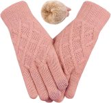 Winter Wool Gloves for Women Men Warm