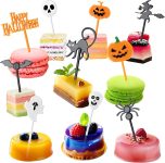 50 Plastic Halloween Toothpicks, 10 Kind