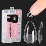 Beetles Short Almond Nail Tips: 12 Sizes