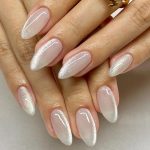 Modelones Cat Eye Press on Nails Almond,