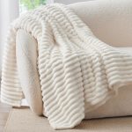 BEDELITE Fleece Throw Blanket for Couch