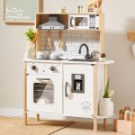 Tiny Land Play Kitchen for Kids, Wooden
