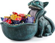 Cat Candy Bowl Cheshire Cat Statue Cute
