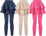 Girls School Uniform Pants Leggings with