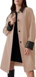 Womens Winter Wool Coat Lapel Collar
