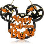 Halloween Mouse Shaped Door Sign