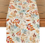 Artoid Mode Beige Eucalyptus Leaves Fall