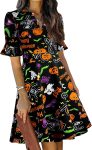 Mokayee Womens Summer V Neck Ruffle