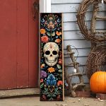 Halloween Front Porch Sign Day of the De