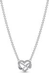 PANDORA Sparkling Infinity Heart Collier