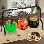 Witches Cauldron Serving Bowls on Rack 3