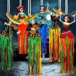 6 Pieces Day of The Dead Decorations 3