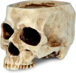 READAEER Skull Planter with Drain Hole,
