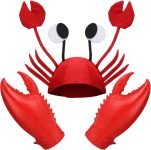 Newcotte 2 Pcs Halloween Crab Lobster