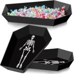 2 Pcs Halloween Candy Bowl Plastic