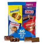 Butterfinger, CRUNCH, Baby Ruth, 100