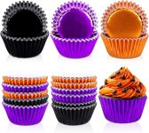 Whaline 150Pcs Halloween Foil Cupcake