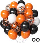 Halloween Balloons Black Orange Balloons