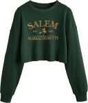 Women's Witch Crop Sweatshirt Fall