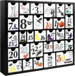 CCINEE Halloween Wooden Advent Calendar