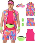 80s Workout Costume for Men - 80s 90s