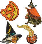 Beistle Vintage Halloween Cutouts