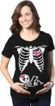 Maternity Skeleton Baby Monster Pumpkin