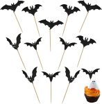 12 Pcs Halloween Cupcake Toppers,