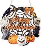 Halloween Decoration Wooden Ghost Door