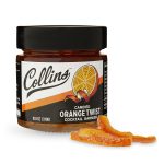 Collins Candied Fruit Orange Peel Twist
