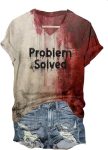Generic I'M Fine Bloody Shirt Women