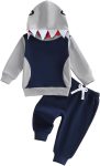 MA&BABY Toddler Boy Outfits Shark