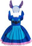 Hawaiian Costume for Girls Cartoon Mouse