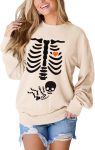 Women X-Ray Skeleton Sweatshirt