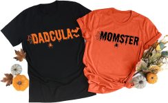 Momster and Dadcula Halloween Matching