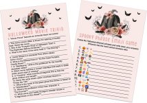 Gothic Pumpkin Halloween Party Game