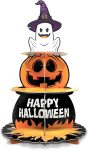 LINGMIN Halloween 3 Tier Cupcake Stand,