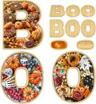 3Pcs Halloween Charcuterie Board, BOO