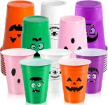 50 Pack Halloween Plastic Cups -