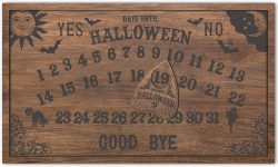 Halloween Decorations Wooden Advent