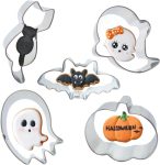 5 Pieces Mini Halloween Cookie Cutters,