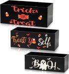 CJiangpo 3Pcs Halloween Candy Bowl - 3D