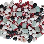 1 Bottle Candy Eyeballs Bloody Red Eyes
