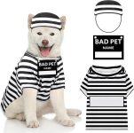 Shihanee Funny Dog Prisoner Costumes