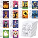 Anseal 12 Packs Pre Drawn Canvas to