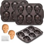 2 Pcs Halloween Skull Baking Pan 6